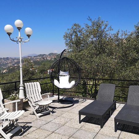La Vivagna - Casa Vista Mare Tra Gli Ulivi Vila Leivi Exterior foto