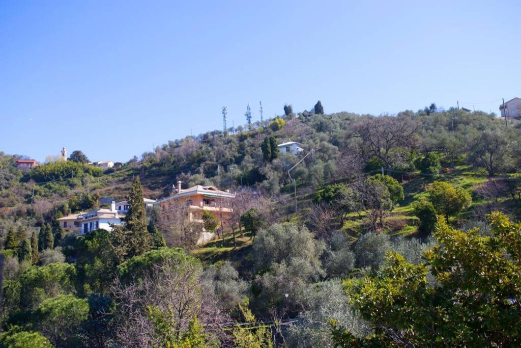 La Vivagna - Casa Vista Mare Tra Gli Ulivi Vila Leivi Exterior foto